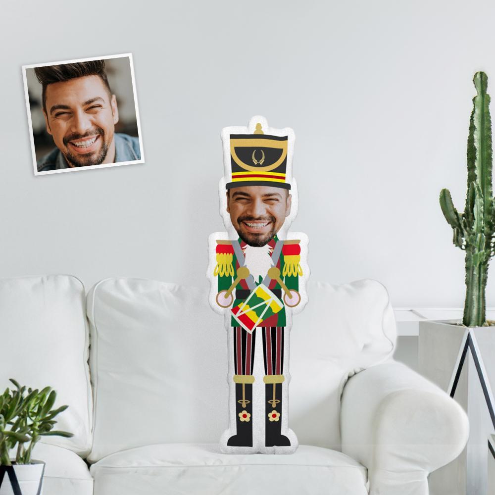 Christmas Gifts Face Photos Minime Dolls Unique Personalized The Nutcracker That Beats The Drums To Win Minime Pillow Toys The Most Funny Gift