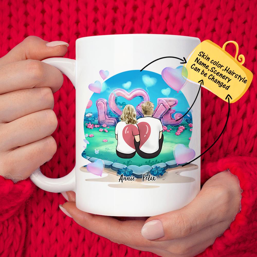Personalised Mugs Custom Photo Mug Coffee Mug for Lover 3D Preview & Online Design