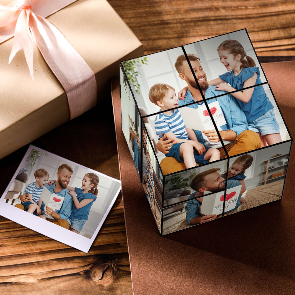 Custom DIY Folding Picture Cube Best Gift For Family Best