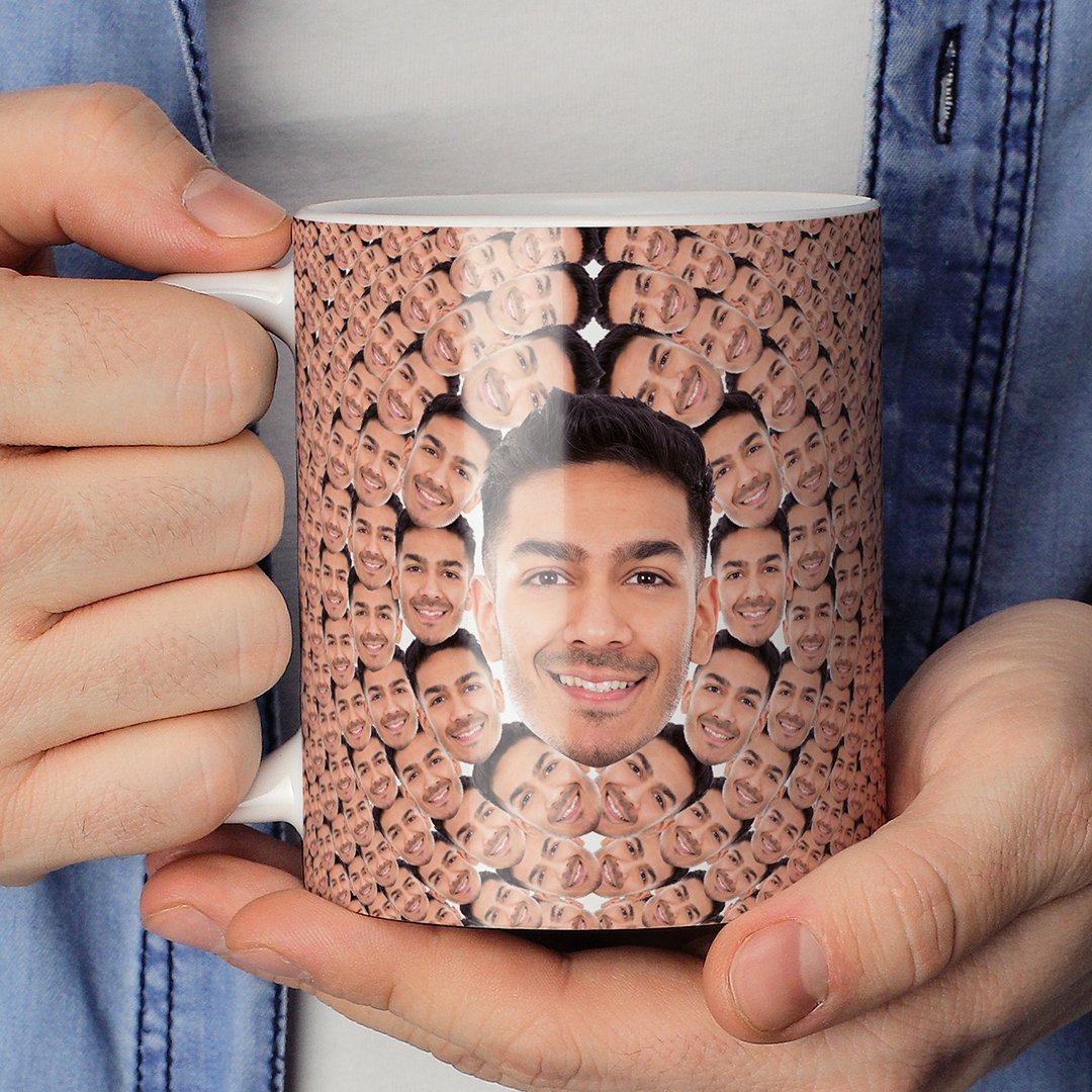 Personalized Face Mug Photo Mug Custom My Face Mug-Circle Round