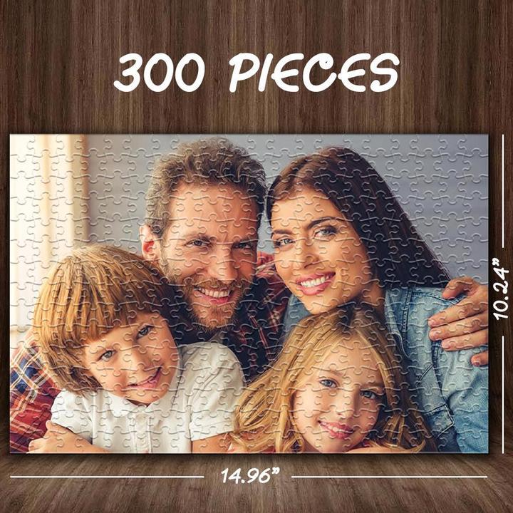 Custom Photo Jigsaw Puzzle Best Indoor Gifts 300-1000 pieces To The Best Dad