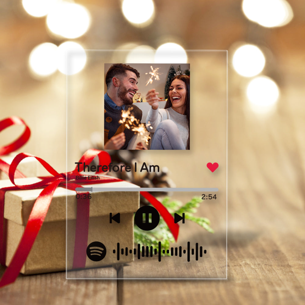 Custom Spotify Plaque Scannable Song Music Album Personalized Photo Decorations