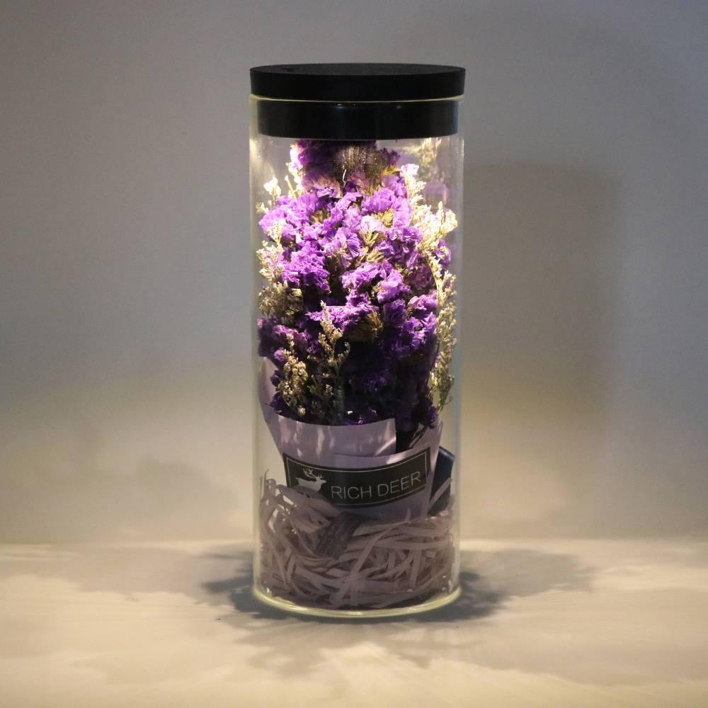 Night Lamp, LED Bottle Lamp Touch Light - Purple Color - MyPhotoMugs