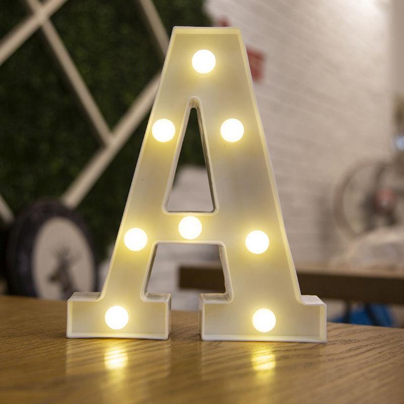 Light Up Letters Name Light Gift"A" - MyPhotoMugs