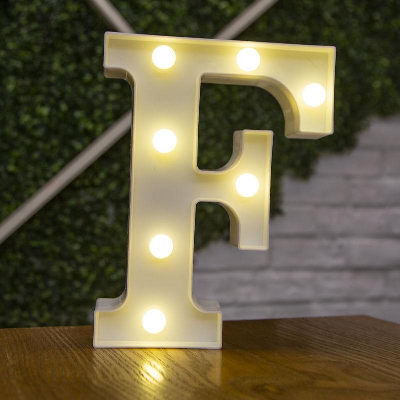Light Up Letters Name Light Gift"F" - MyPhotoMugs