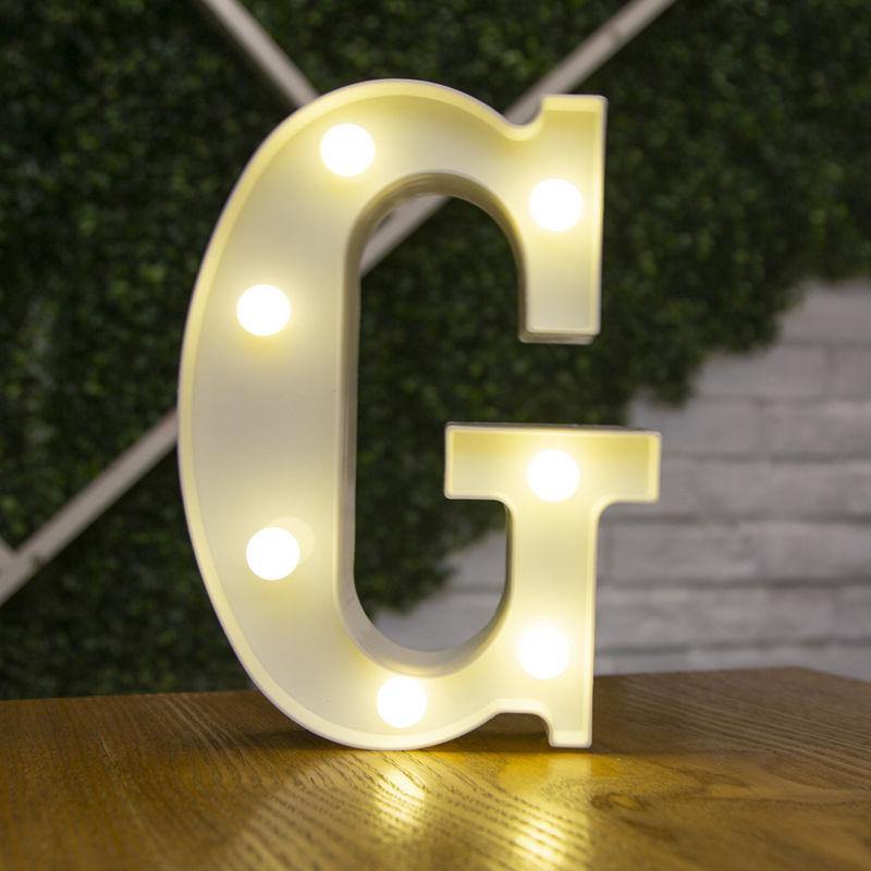 Light Up Letters Name Light Gift"G" - MyPhotoMugs