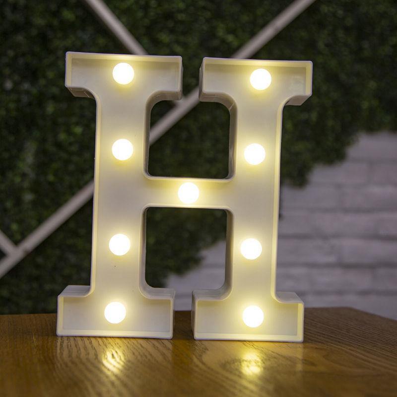 Light Up Letters Name Light Gift"H" - MyPhotoMugs