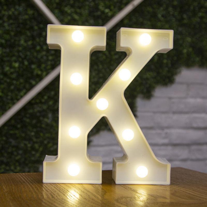 Light Up Letters Name Light Gift"K" - MyPhotoMugs