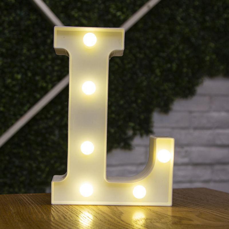 Light Up Letters Name Light Gift"L" - MyPhotoMugs