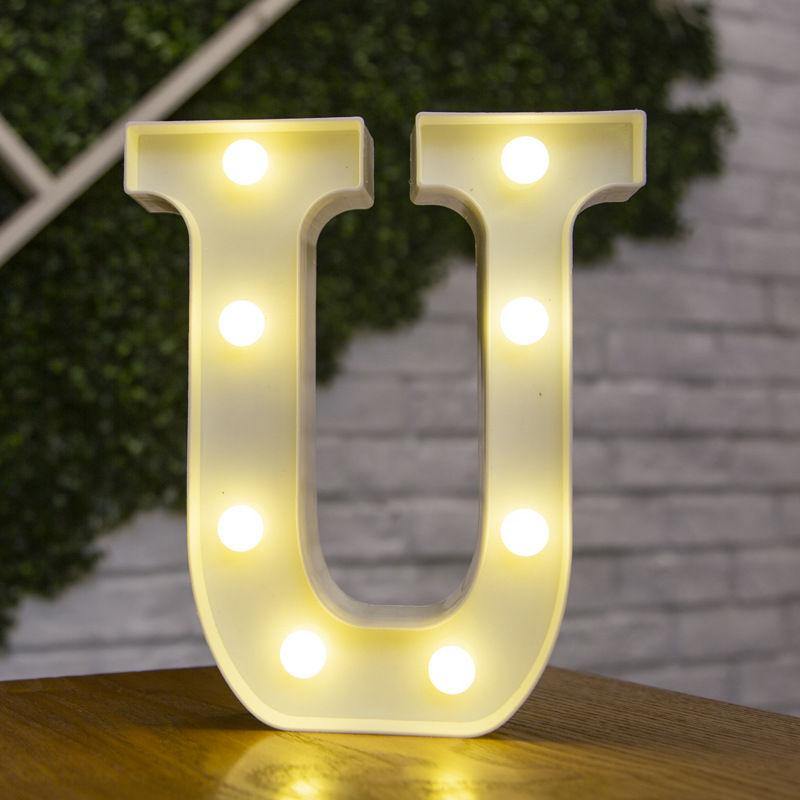 Light Up Letters Name Light Gift"U" - MyPhotoMugs