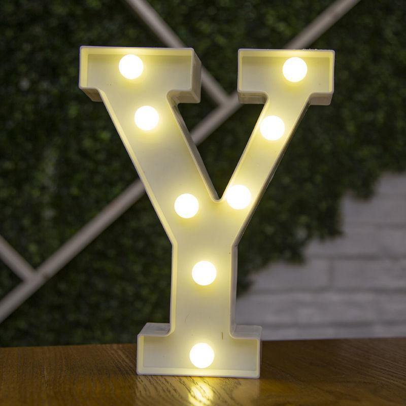 Light Up Letters Name Light Gift"Y" - MyPhotoMugs