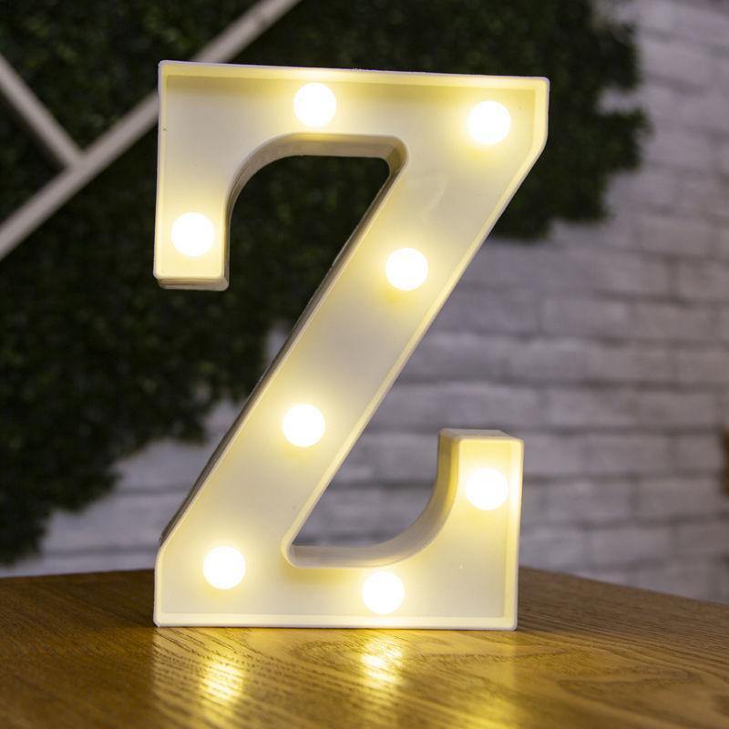 Light Up Letters Name Light Gift"Z" - MyPhotoMugs