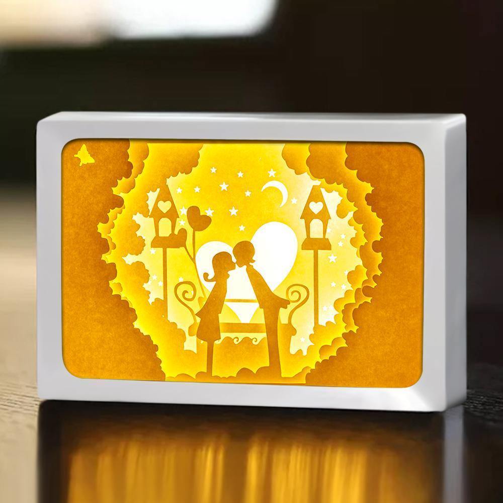 3D Paper Cut Light Vertical Box Gifts - MyPhotoMugs