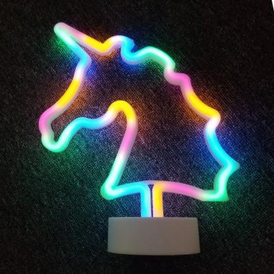 Home Night Light Neon Shape-Unicorn