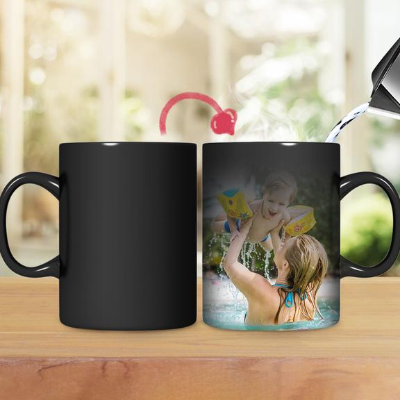 Magic Photo Mug Custom Photo Mug Personalized Coffee Mug Colour Changing Mug