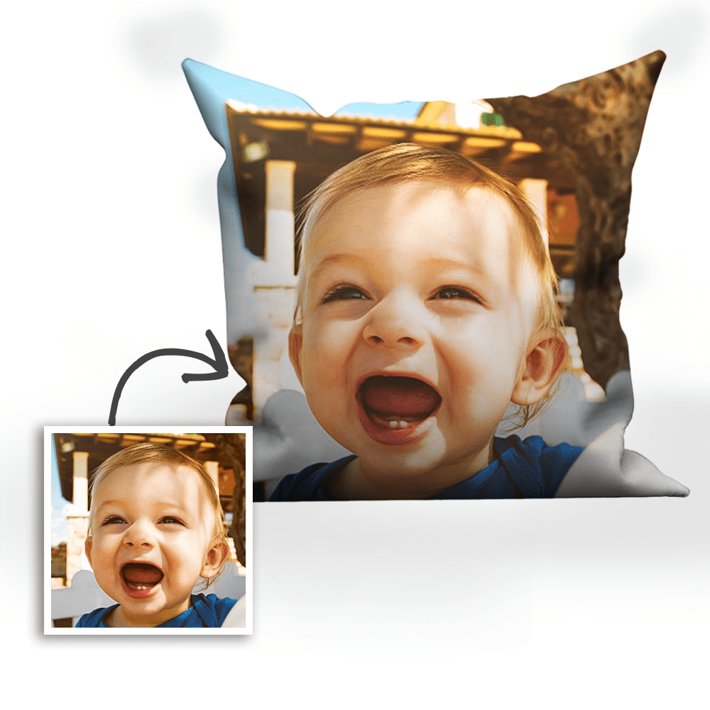 Personalised Picture Pillow Custom Pillow with Photo on Baby Shower Gift Photo Pillow Gift For New Mom