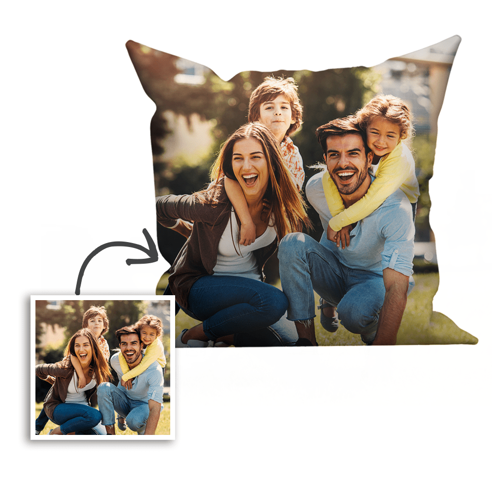 Mother's Day Gift Personalised Photo Pillow Custom Family Picture Throw Pillow
