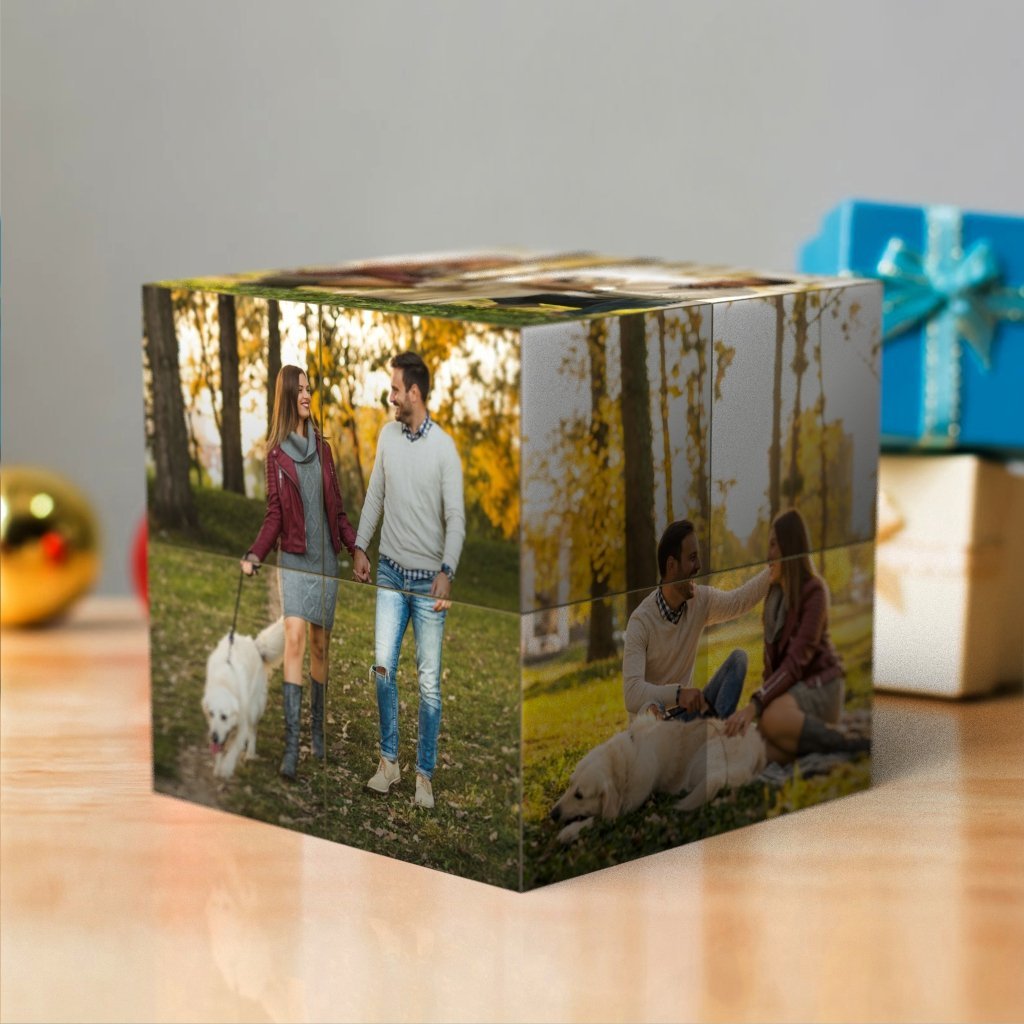 Custom Multi Photo Folding Magic DIY Rubic's Cube Cute Pet