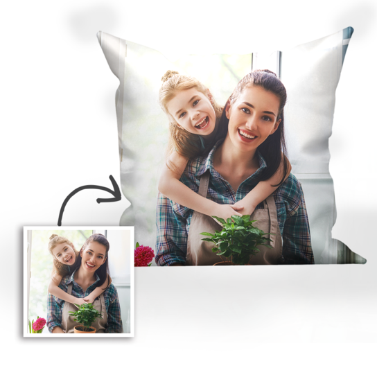 Mother's Day Gift Personalised Baby Photo Throw Pillow